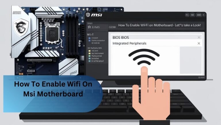 How To Enable Wifi On Msi Motherboard