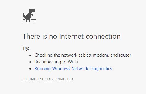 No Internet Connection