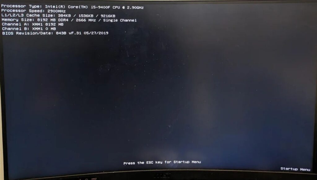 What Is A Black Screen During Boot