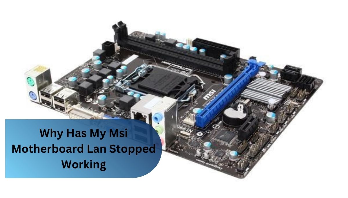 Why Has My Msi Motherboard Lan Stopped Working